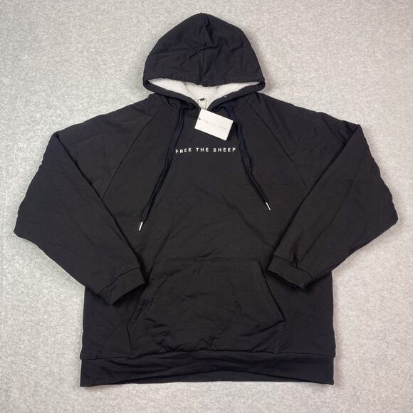 Free The Sheep Size M Sky Luxe Hoodie in Obsidian - Picture 1 of 6